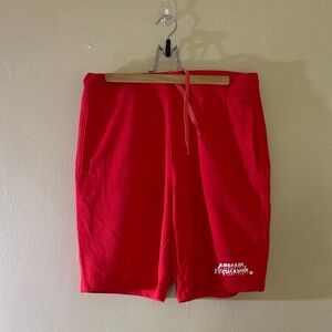 Armani Exchange Red Men's Athletic Shorts